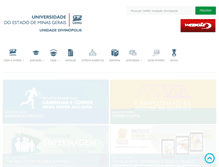 Tablet Screenshot of divinopolis.uemg.br